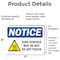 Signmission Hot Surface Sign, 5 in H x 7 in W, Vinyl Decal OS-2PACK-NS-D-57-L-18525 - alternate 3